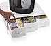 Mind Reader Single Serve Coffee Pod Organizer with 3 Drawers, 36 Pod Capacity, Countertop , 12.25