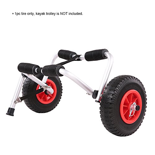 Lixada 1pc 8" / 10" PunctureProof Tire Wheel for Kayak Canoe Trolley