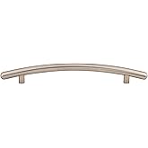 Top Knobs M536 Nouveau Collection 6-5/16" Curved Bar Pull, Brushed Satin Nickel