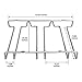 Orblue Under Cabinet Wine Glass Rack and Holder w/Universal Mounting Kit and Screws, Chrome Undercabinet Rack, Up to 9 Wine Glasses