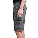 UNIONBAY Men's Wyatt Stretch Cargo Short (Gray, 34)