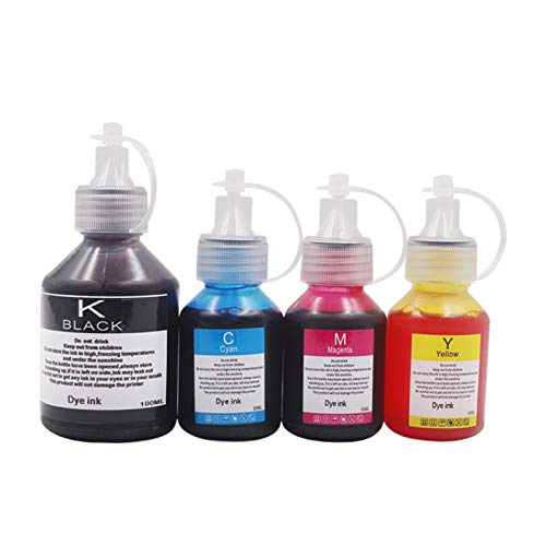 4PK NON Oem Refill ink compatible with Brother DCP-T300 DCP-T500W DCP-T700W MFC-T800W printers BT6000/BT5000 Black Cyan Magenta Yellow replacements