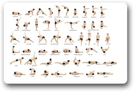 Amazon Com Romantic Simple Colorsforu Yoga Poses Posture