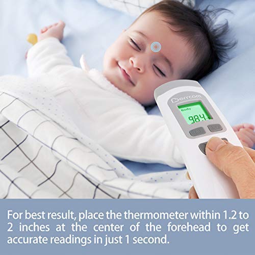 Baby Forehead Thermometer for Fever, Touchless Thermometer for Kids, Infants,Toddlers, Child, Adults, Nurses by Berrcom