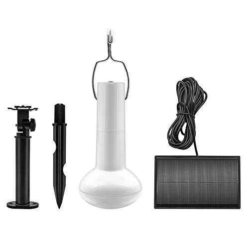 GreeSuit Solarbetriebene LED-Lampe, tragbare Laternenlampe Strahler mit Solarpanel, für Outdoor-Aktivitäten, Wandern… – Bild 3