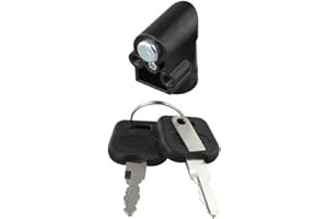 PETiB Power Lock and Key for Hailong Battery Case Ebike Electric for Bicycle Battery Lock Silver Black 11mm 20mm Compatible w