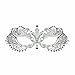 WINK KANGAROO Women's Laser Cut Metal Venetian Masquerade Crown Mask