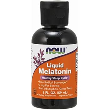 NOW Supplements, Liquid Melatonin, 3 mg Per Serving, Fast Absorbtion and Great Taste