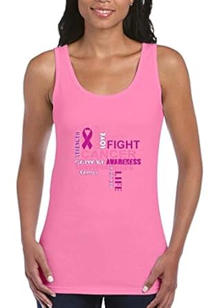Shop4Ever Breast Cancer Support Women's Tank Top Cancer ...