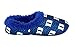 DUK11-3 - Duke Blue Devils - Large - Happy Feet Mens and Womens Chevron Slip On Slippers