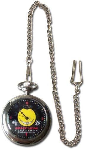 Amazon Com Assassination Classroom Pocket Watch Koro Sensei Toys Games