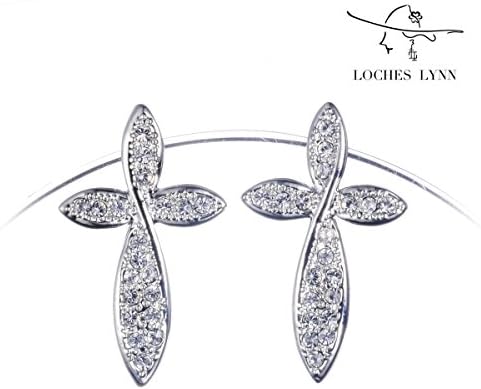 Loches Lynn Stelluxa Austrian Crystals 925 Silver Plated Fashion Jewelry Earrings (EP-20677)