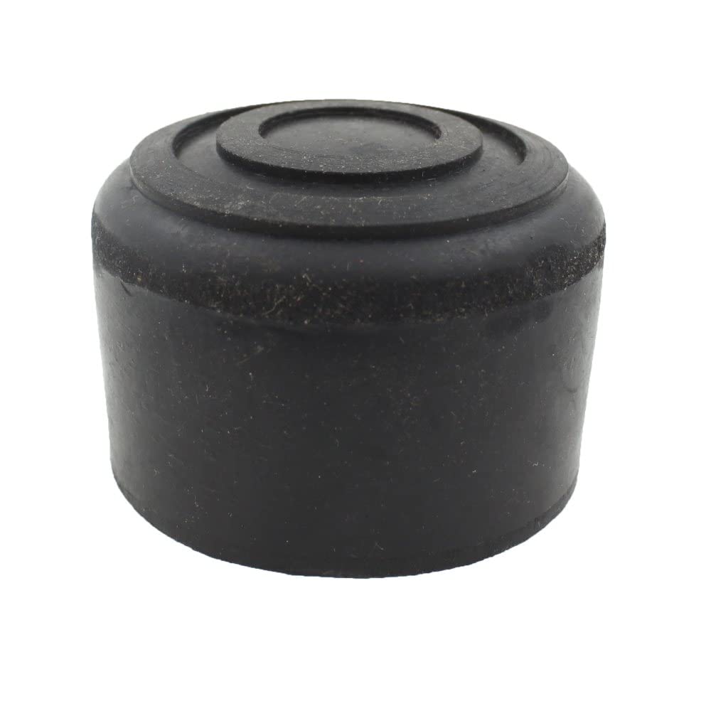 2 Pcs - 48.3mm Heavy Duty Stabiliser Scaffolding Tube Pole G40 Rubber Euro Foot End Cap - by Lifeswonderful