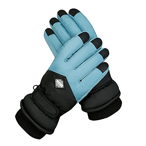 Thick, Warm, Waterproof, Windproof, Ski Gloves, Women's, Cycling