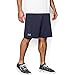 Under Armour mens Raid 10-inch Workout Gym Short, Midnight Navy (410)/Steel, Small