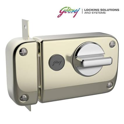 GODREJ Ultra XL+ Rim DEADBOLT 1CK 4 Keys Antique Brass