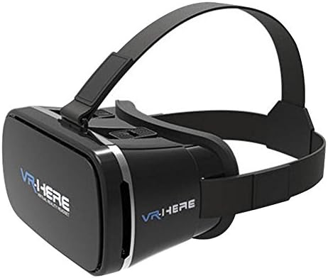 Tmashi 3D VR Virtual Reality Headset Glasses for 3D Video Movies and Games,Compare with Samsung Gear VR,Google Cardboard,for iPhone 6 6 Plus 5S 5C 5 Samsung Galaxy and Smartphones