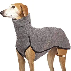 Esobo Warm Pet Clothes Winter Dog Coat Soft Shirt Vest for Small Medium Large Dogs (X-Small, Grey)