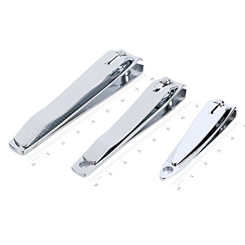Nail Clippers Set, Bekhic Stainless Steel Fingernails Clippers & Toenails Clippers - Thumbnail 2