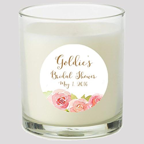 Pink and Red Roses 2" Party Favor Labels Great for personalizing Your Events Candles, Cupcake Toppers Mason Jar Decals, Stickers …