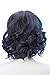 Black Short Curly Party Costume Wigs Jon Snow Cool Cosplay Wig inspired by Game of Thrones