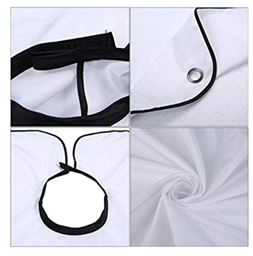 Lihin Gorgeous Luxurious Bathroom Supplies Shave Apron Trim,Waterproof Beard Apron Beard Shaving Bib Hair Clippings Catche Adult Barber Cloak Shaving Cloth