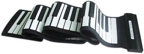 Flexible Electronic Music Keyboard with USB | Electronic Roll-Up MIDI Synthesizer Piano with 88 Soft Silicone Keys by Home Care Wholesale®