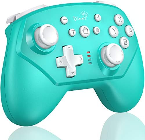 Switch コントローラー 21最新版 Dinofire 無線 スイッチ Turbo連射 無線接続 Hd振動 Switch Liteに対応 ジャイロセンサー搭載 プロコン 小型