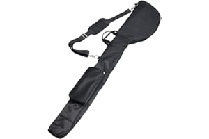 Golf Club Bag Portable Foldable - Golf Carry Travel Bag for 8-10 Golf Clubs,Waterproof Durable Lightweight Golf Training Prac