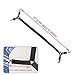 Bed Sheet Fasteners Holder Straps, 2 Pcs Adjustable Triangle Fitted Sheet Clips Grippers Suspenders, Elastic Crisscross Corner Holders for All Bedsheet Flat Sheets ( Black )