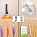 DSMY Adhensive Hooks 27 Pack, Large Adhesive Hooks 8Ib(Max) Stainless Steel Towel and Coats Hooks - Assorted Sizes