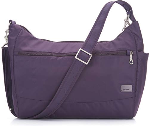 PacSafe Women's Citysafe Cs200 Anti-Theft Handbag-Mulberry Travel Cross-Body Bag, One Size