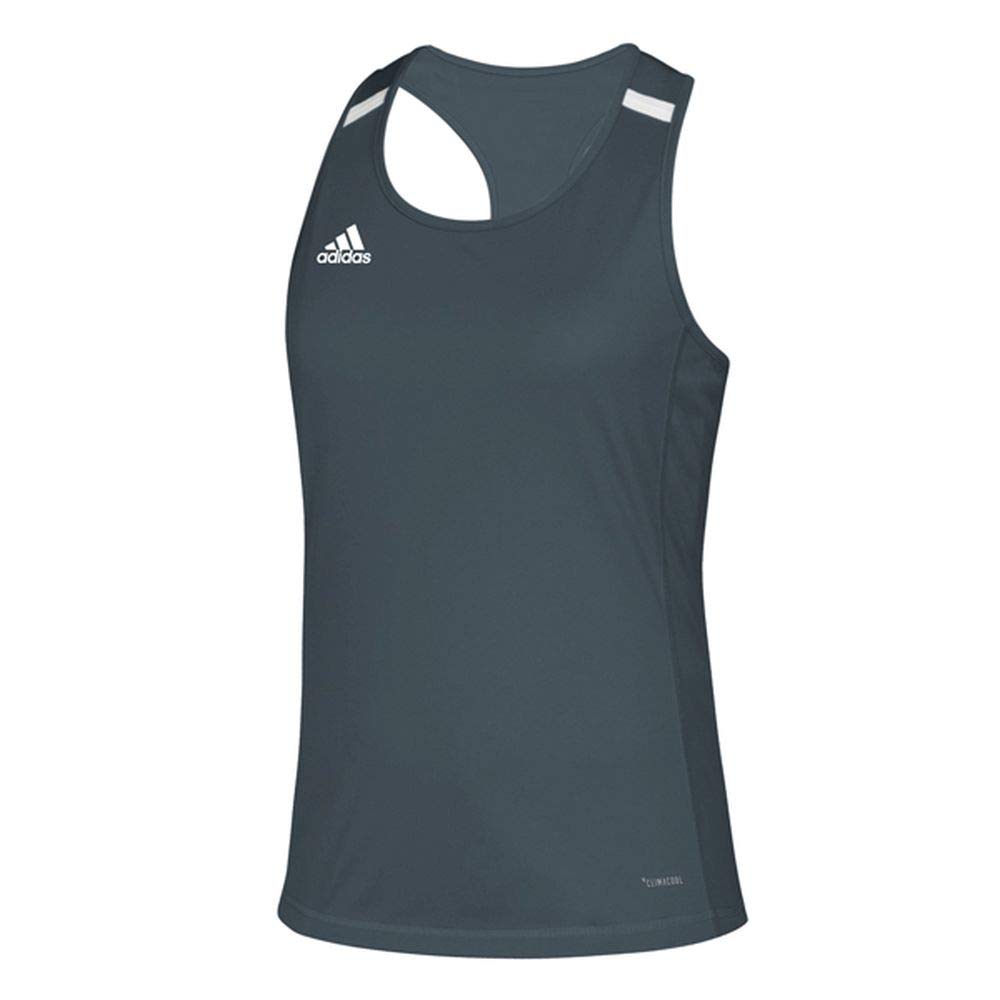 adidas Team 19 Singlet Womens Track and Field S Grey/White Amazon