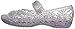 Crocs Isabella Glitter PS Jelly Flat (Toddler/Little Kid), Silver/Iris, 13 M US Little Kid