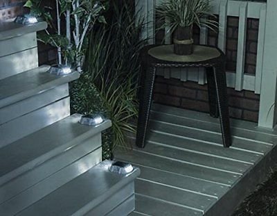 8 Pack Solar LED Markers for Pathway Driveway Lights Dock Path Step Road Safety