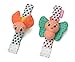Infantino Wrist Rattles, Butterfly and Lady Bug
