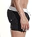 Funycell Men's Swim Trunks Beach Shorts with Pockets Black US S
