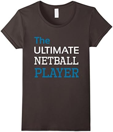 Women's Ultimate Netball Player Athlete Workout T-Shirt Large Asphalt