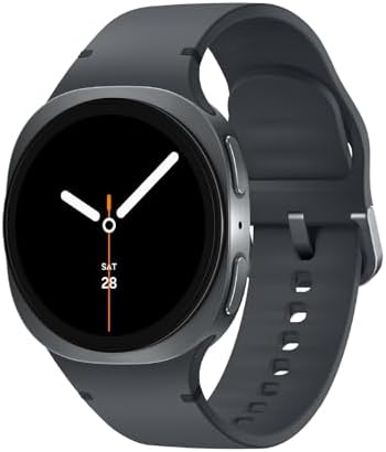 Samsung Galaxy Watch 8 (2025) 40mm Bluetooth Smartwatch, Cushion Design, Fitness Tracker, Sleep Coaching, Running Coach, Energy Score, Heart Rate Tracking, Graphite [US Version, 2 Yr Warranty]