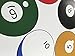 15 Billiard Balls Wall Decal Stickers Printed Graphic Game Room Decor Vinyl Wall Art. (Range from 8in x 8in to 11in x 11in in Size) #OS_MB130A. Easy to Apply & Removable.