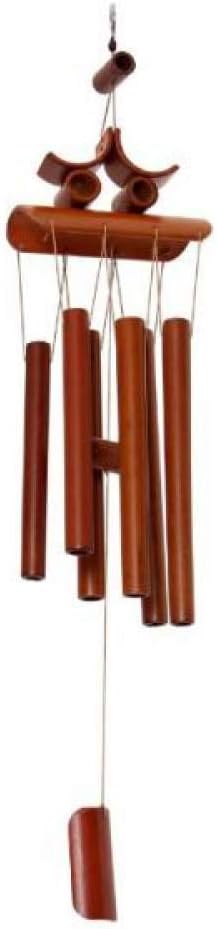 PIANYIHUO Campanas de vientoDecoración Colgante Campana de bambú Hecha