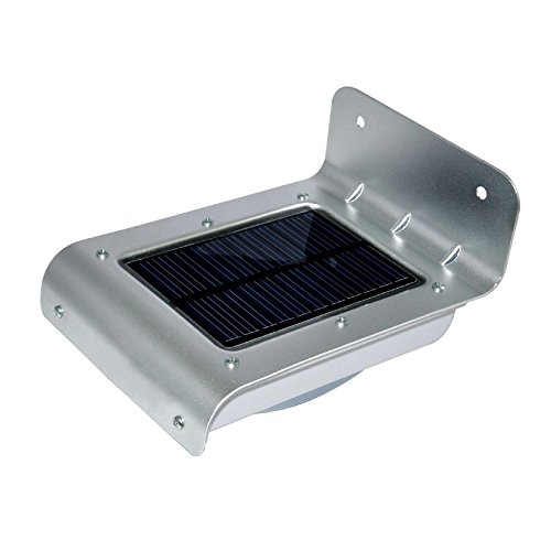 EcoGecko 16 Bright LED Wireless Solar Powered Motion Sensor Light (Weatherproof, no batteries required)