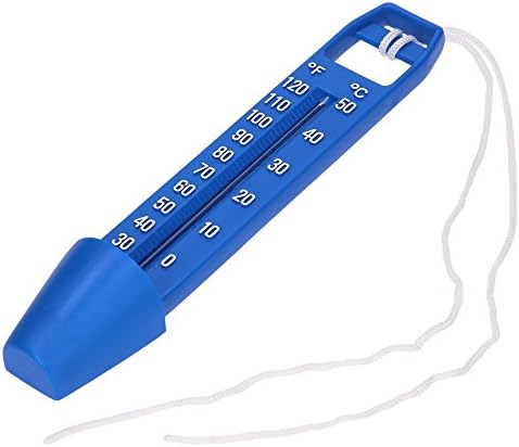 SL247 Plastic Pool Thermometer 24.5 cm Large for your Swimming Pool Check The Best Water Temperature, in Blue