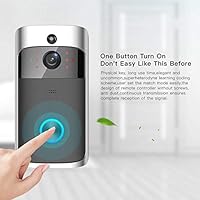 Dongdongole Home Wireless WiFi Remote Monitoring Video Doorbell Real-Time Two-Way Talk Home Smart Security Systems