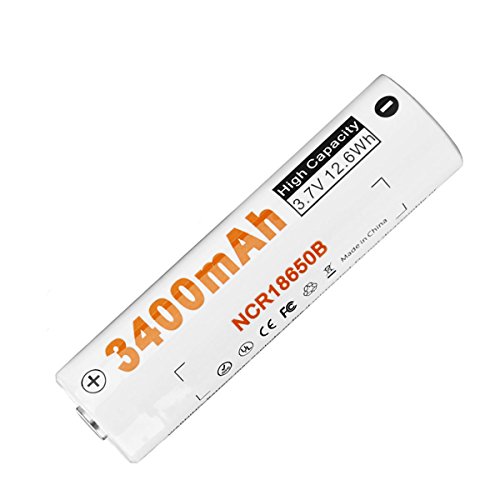LUMINTOP Protection Circuit Rechargeable 18650 Li-ion Battery 3400mAh (Pack of 1)