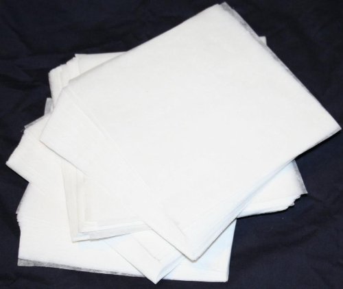 Tearaway Machine Embroidery Stabilizer Backing 100 Precut Sheets - 8x8 inch fits 4x4 inch hoop 45gms