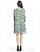 DanMunier Women's 3/4 Sleeve Floral Chiffon Print Shift Dress…