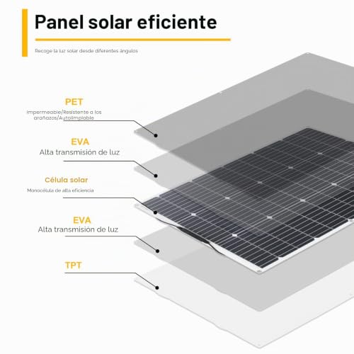 100W Flexible Solar Panel Solar Panel Ideal for Isolated Systems Network Outdoor Activities