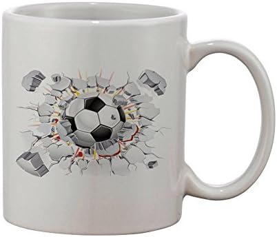 FunnyWear Football Ball All The Way In Custom Made Mug