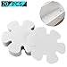 30Pcs Bathtub Stickers Non-slip, Clear Flower Shape Antislip Tub Adhesive Appliques with Scraper, PEVA Kids Safty Decals for Bathroom, Kitchen, Stairs, Pool, Bedroom
